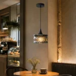 Smoky Ripple Glass Pendant Light | Modern Glass Lighting - Image 5