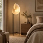 Ocean Conch Sculptural Floor Lamp | Organic Lighting - Image 5