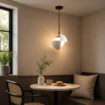 Modern Petal Pendant Light | Frosted Glass LED Ceiling Lighting Fixture - Image 2