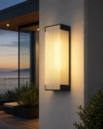 Modern Rectangular Outdoor Wall Light for Architectural Facade - Image 2