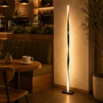 Modern Vertical LED Floor Lamp | Linear Ambient Light - Image 4