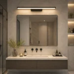 Slim Linear LED Vanity Light | Modern Bathroom Mirror Lamp - Image 2