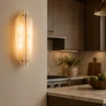 Natural Alabaster Wall Light | Luxury Stone Sconce - Image 5