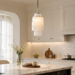 Natural Shell Pendant Light | French Luxury Decorative Lighting - Image 4