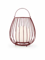 Rechargeable Outdoor Cage Lantern for Patio, Garden and Camping Lighting - Image 5