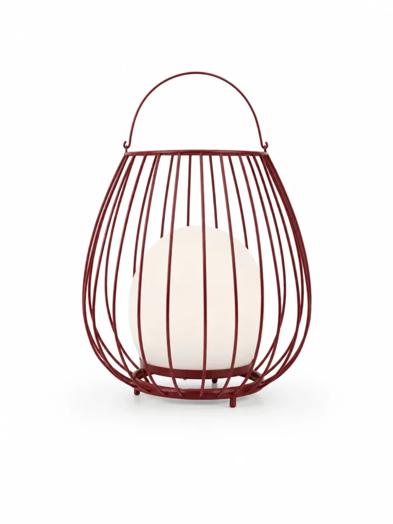 Rechargeable Outdoor Cage Lantern for Patio, Garden and Camping Lighting - Image 5