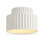 Minimalist Resin Ceiling Light – Nordic Eco LED Flush Mount Lamp