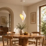 Sculptural Resin Pendant Light | Organic Modern Lighting - Image 3