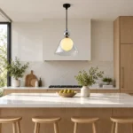 Ripple Glass Pendant Light – Clear Glass Modern LED Pendant Lamp - Image 4