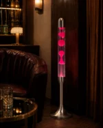 Pink Lava Motion Floor Lamp | Retro Ambient Lighting - Image 4