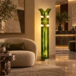 Modern Green Acrylic Floor Lamp | Artistic Lighting - Image 5