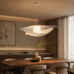 Sculptural Mesh Pendant Light | Modern LED Lighting - Image 4