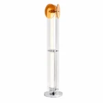 Modern Amber Acrylic LED Floor Lamp