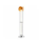 Modern Amber Acrylic LED Floor Lamp