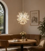 Crystal Blossom LED Pendant Light | Luxury Crystal Fixture - Image 4