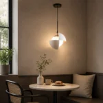 Modern Petal Pendant Light | Frosted Glass LED Ceiling Lighting Fixture - Image 3