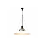 Floating Disc Pendant Light – Modern Chrome Acrylic LED Hanging Light