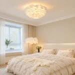 Feather Cloud LED Ceiling Light – Soft Ambient Bedroom Ceiling Lamp - Image 3
