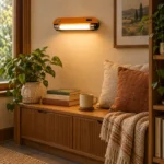 Modern Wood LED Wall Lamp | Dimmable Linear Sconce - Image 2