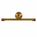 Modern Brass Cylinder LED Vanity Light for Bathroom Mirror