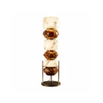 Luxury Resin Stone Sculptural Floor Lamp