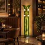 Modern Green Acrylic Floor Lamp | Artistic Lighting - Image 3