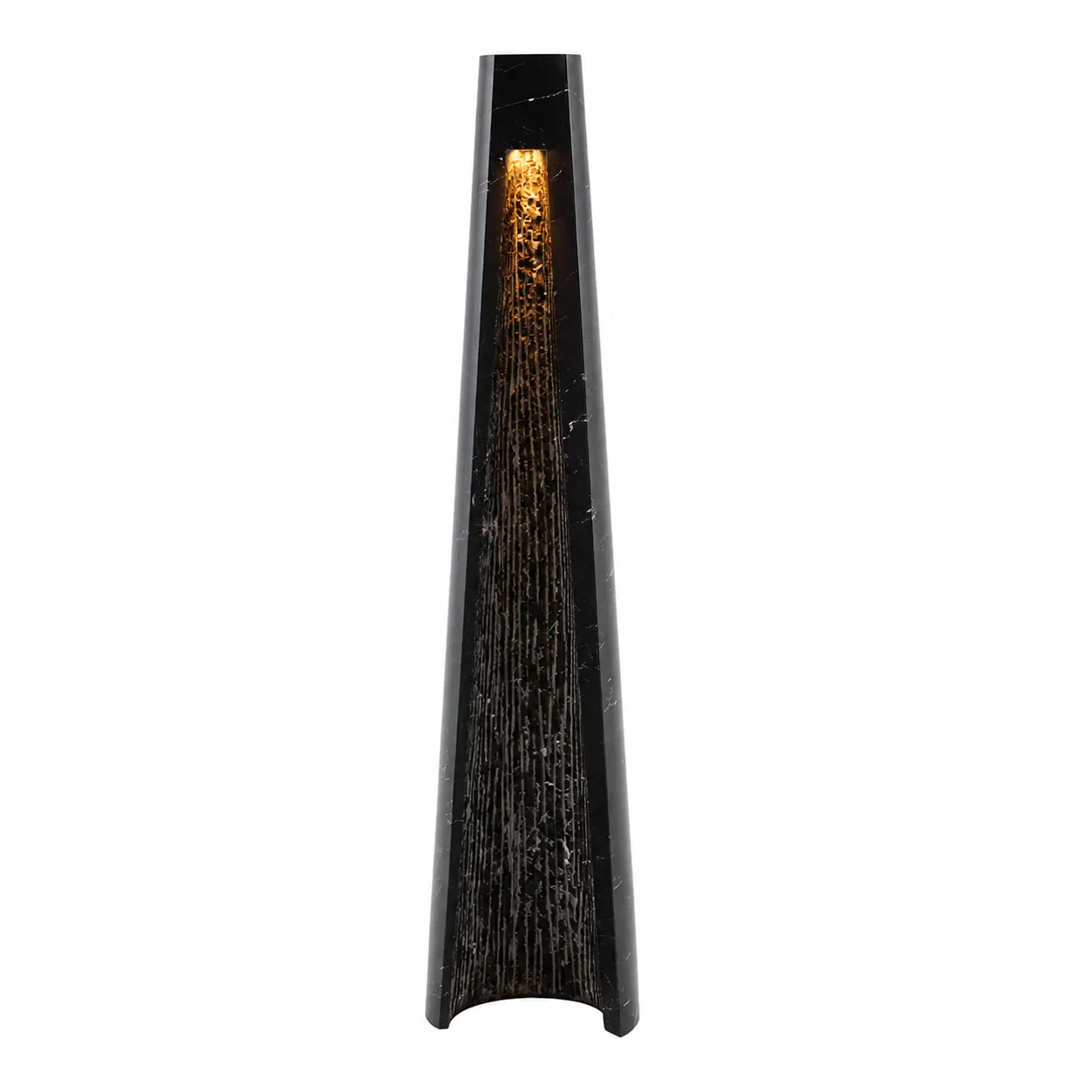 776c05c6d93e96c5d552973b2a4171a2_11zon Modern Marble Pyramid Floor Lamp | Cascading Light - Image 1