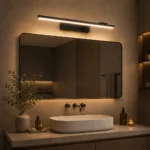 Modern LED Vanity Light | Black Bathroom Mirror Wall Lamp - Image 5