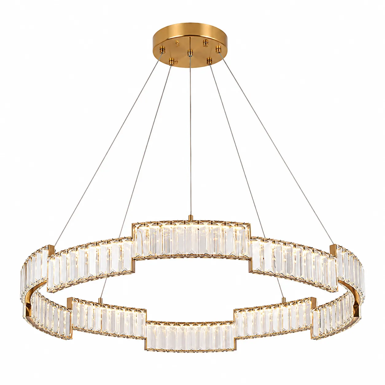 794a432b-50c4-4498-bd2d-557e1c9cf58f_11zon Stella Copper Crystal LED Ring Chandelier for Luxury Interiors - Image 1