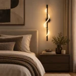 Modern LED Spiral Wall Light | Brass Wall Sconce - Image 2