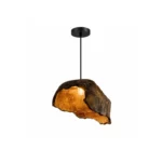 Natural Stone Texture Resin Pendant Light | Artisan Lamp