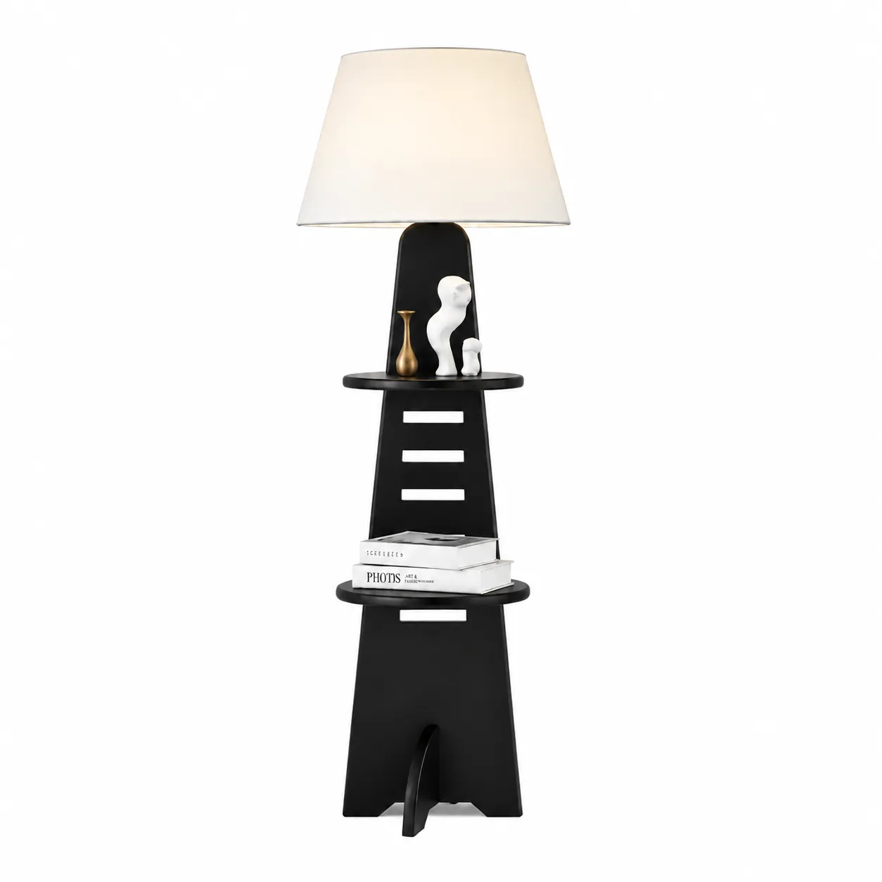 7daa398f64df662eef962b4b507a6946_11zon Modern Shelf Floor Lamp with Storage - Image 1