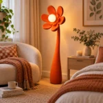 Flower Sculpture LED Floor Lamp | Artistic Lighting - Image 3