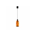 Natural Cloud Stone Pendant Light | Amber Stone LED Ceiling Lighting Fixture