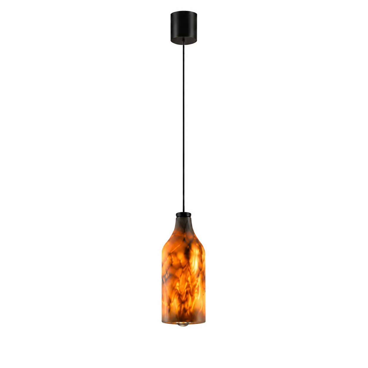 7f9e89491fdb89dfafe6b8eaea0e0f2b_11zon Natural Cloud Stone Pendant Light | Amber Stone LED Ceiling Lighting Fixture - Image 1
