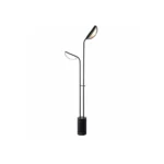 Dual-Head Sculptural Floor Lamp | Modern Reading Light