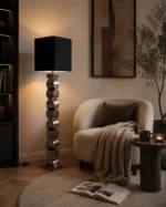 Geometric Column Floor Lamp | Modern Luxury Lighting - Image 4