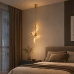 Modern Spiral Pendant Light | Electroplated Gold LED Ceiling Lighting Fixture - Image 3