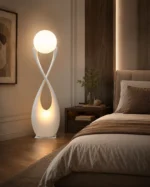 Infinity Sculptural Floor Lamp | Modern Art Lighting - Image 2