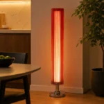 Red Acrylic Floor Lamp | Modern Sculptural LED Light - Image 4