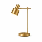 Adjustable Brass Table Lamp | Modern LED Reading Desk Light