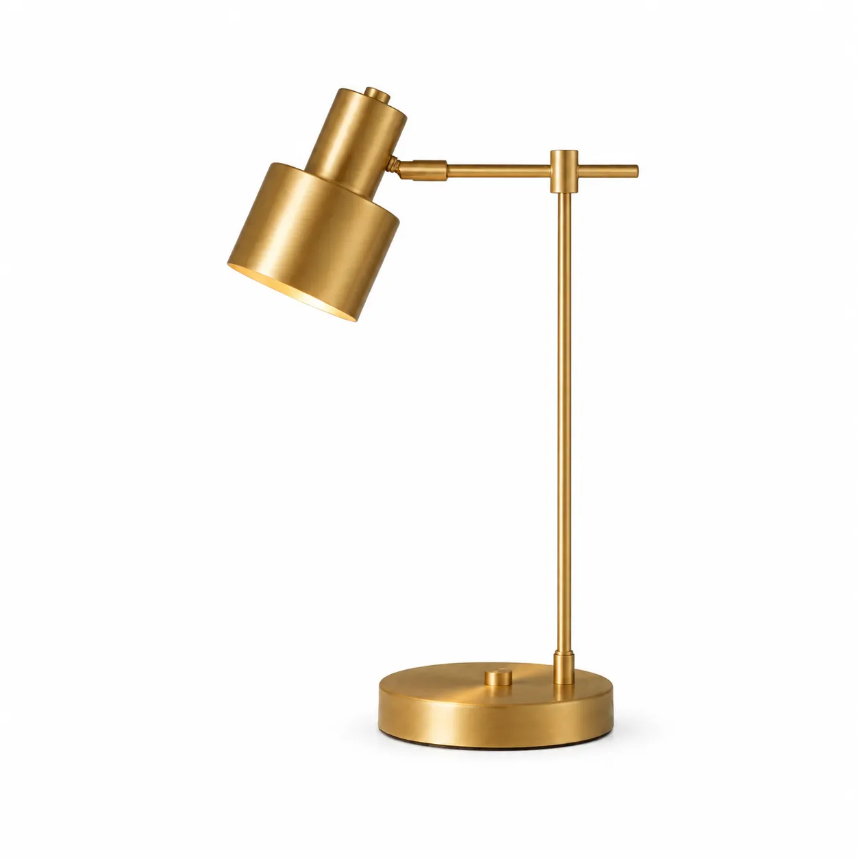 87f203b8-ac43-401b-9059-c407d4342fb2_11zon Adjustable Brass Table Lamp | Modern LED Reading Desk Light - Image 1