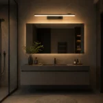 Modern LED Vanity Light | Black Bathroom Mirror Wall Lamp - Image 4