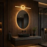 Modern Halo LED Vanity Wall Light for Bathroom Mirror - Image 4