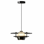 Aurora Halo Pendant Light | Modern Minimalist LED Glass Ceiling Lighting Fixture