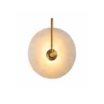 Modern Marble Wall Sconce | Tri-Color LED Stone Wall Light
