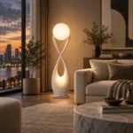 Infinity Sculptural Floor Lamp | Modern Art Lighting - Image 2