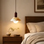 Handmade Ceramic Pendant Light | Artisan Textured Lamp - Image 5