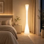 Modern Curved LED Floor Lamp | Indoor & Outdoor Lighting - Image 2