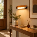Modern Wood LED Wall Lamp | Dimmable Linear Sconce - Image 3
